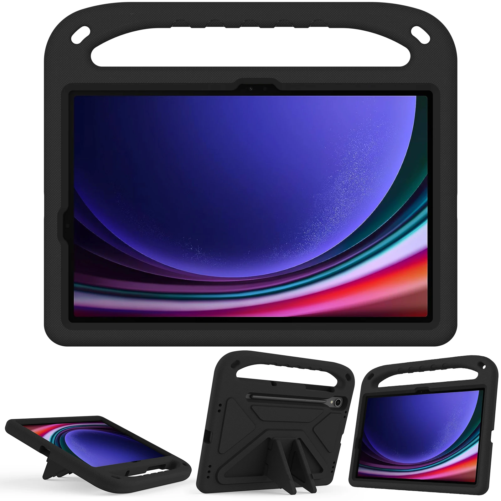 Case For Samsung Galaxy Tab S9 S8 S7 Plus S10 FE Plus 13.1 S7 FE 12.4 inch S10+ S9+ S8+ S6 S5E 10.5 Kids safe EVA Tablet Cover