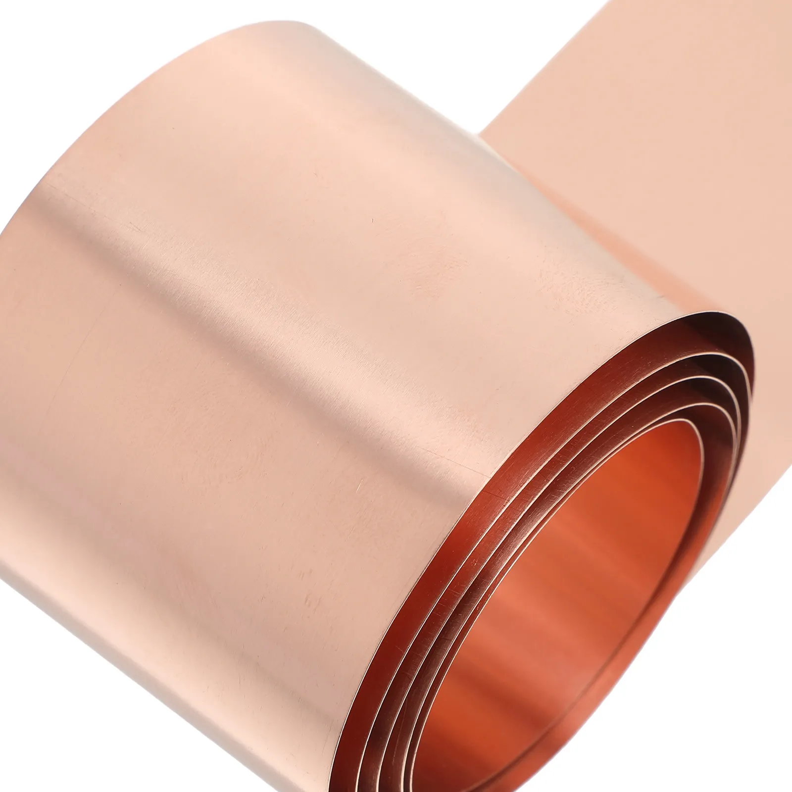 1 Roll Copper Foil Sheets 2 Width Pure Copper Sheet Roll for Electrical Repair Crafting Pcb Manufacturing Grounding Strip DIY