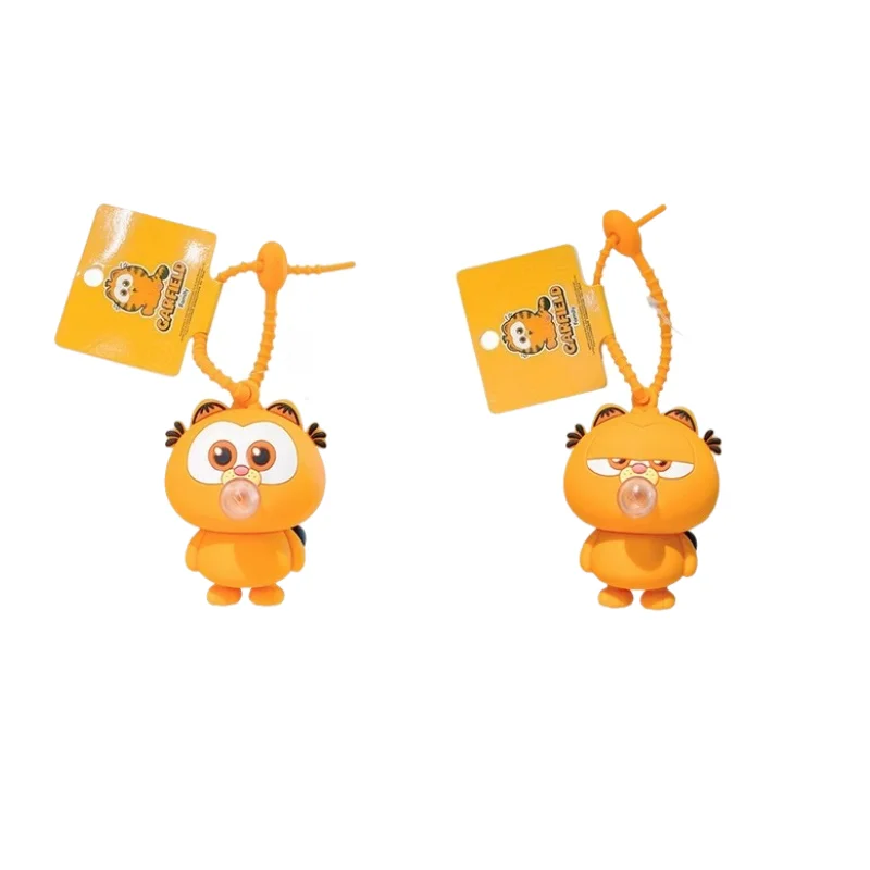 New Garfield doll car keychain pendant high color value cartoon cute student schoolbag decoration decompression toy wholesale view 5