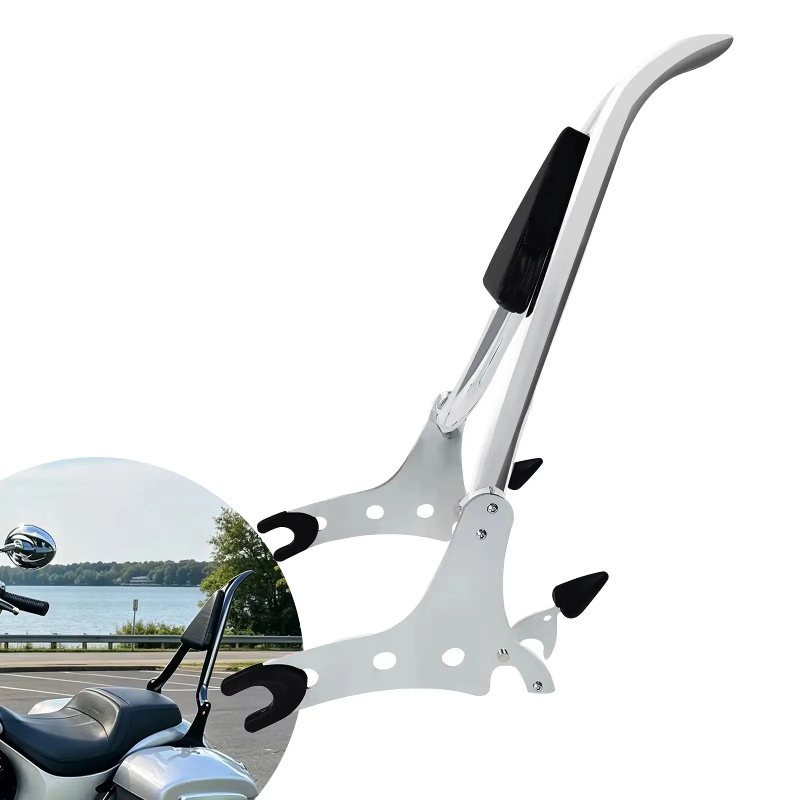 Detachable Motorcycle Rear Backrest Sissy Bar For Indian 14-24 Chieftain Roadmaster Springfield Challenger Passenger Back rest