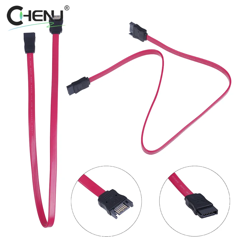 1pcs 7 Pin 0.5M HDD Serial ATA SATA Male To ESATA Female Converter Data Cable SATA Extension Cable Cord For Computer Hard Disk