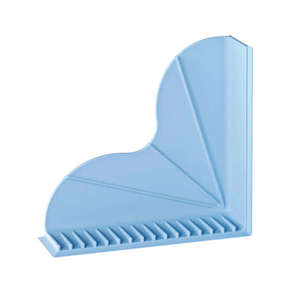 Silicone Based Bathtub Corner Water Blocker with Suction Cups to Reduce For Splash and Improve Bathroom Safety