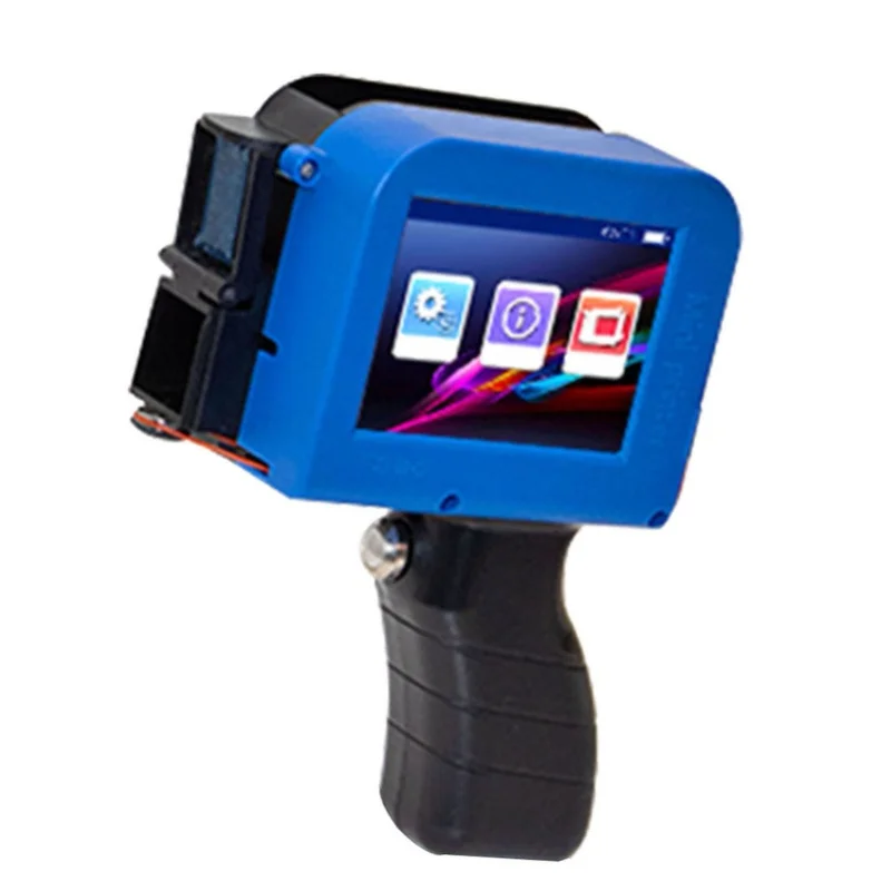 Handheld Inkjet Printer HD LED Touch Screen Multifunctional Portable Inkjet Printer Gun With Handle