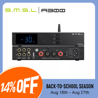 SMSL A300 Power Amplifier BTL Mode Bluetooth5.0 Remote Control Digital Amplifier