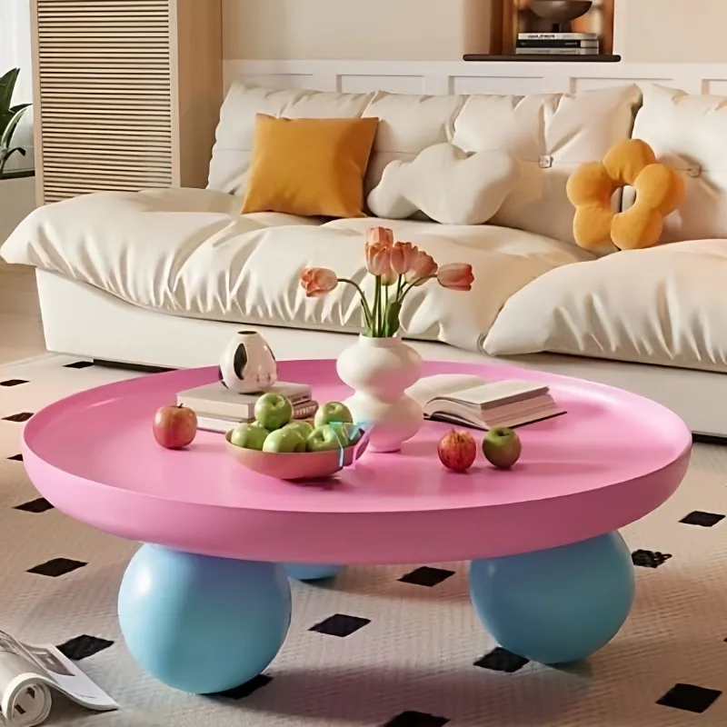 Low Coffee Table Stainless Steel Shelves Polar Oak Finish Noguchi Coffee Table Fluted Mesa De Jantar White Farmhouse Furniture