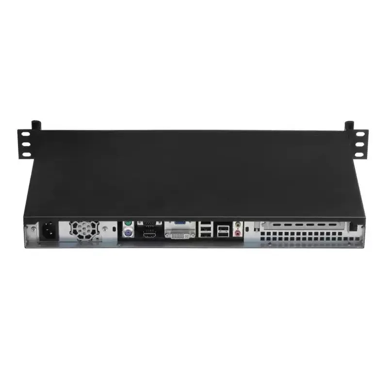 1U250L Industrial Control Server Chassis Aluminum Extrusion Panel Anti-Fingerprint Treatment Custom Panel Thickness