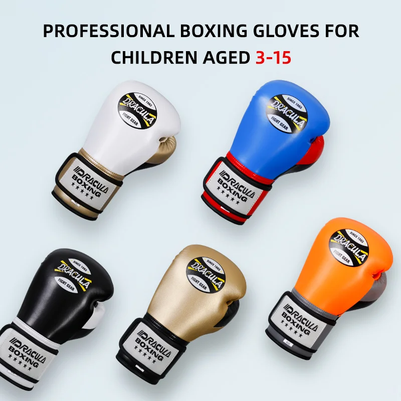 

Детские боксерские перчатки для мальчиков от 3 до 15 лет, тренировочные перчатки для боевых искусств и санда для девочек, тяжелые перчатки для тайского бокса