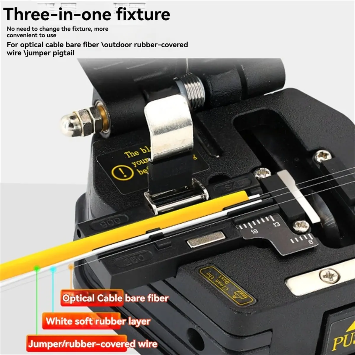 *ONE DAY SKL-6C Fiber Optic Cutting Knife Cold Connecting Hot Melt Cord Optical Cable Cutter Automatic Rebound Cutting Knife