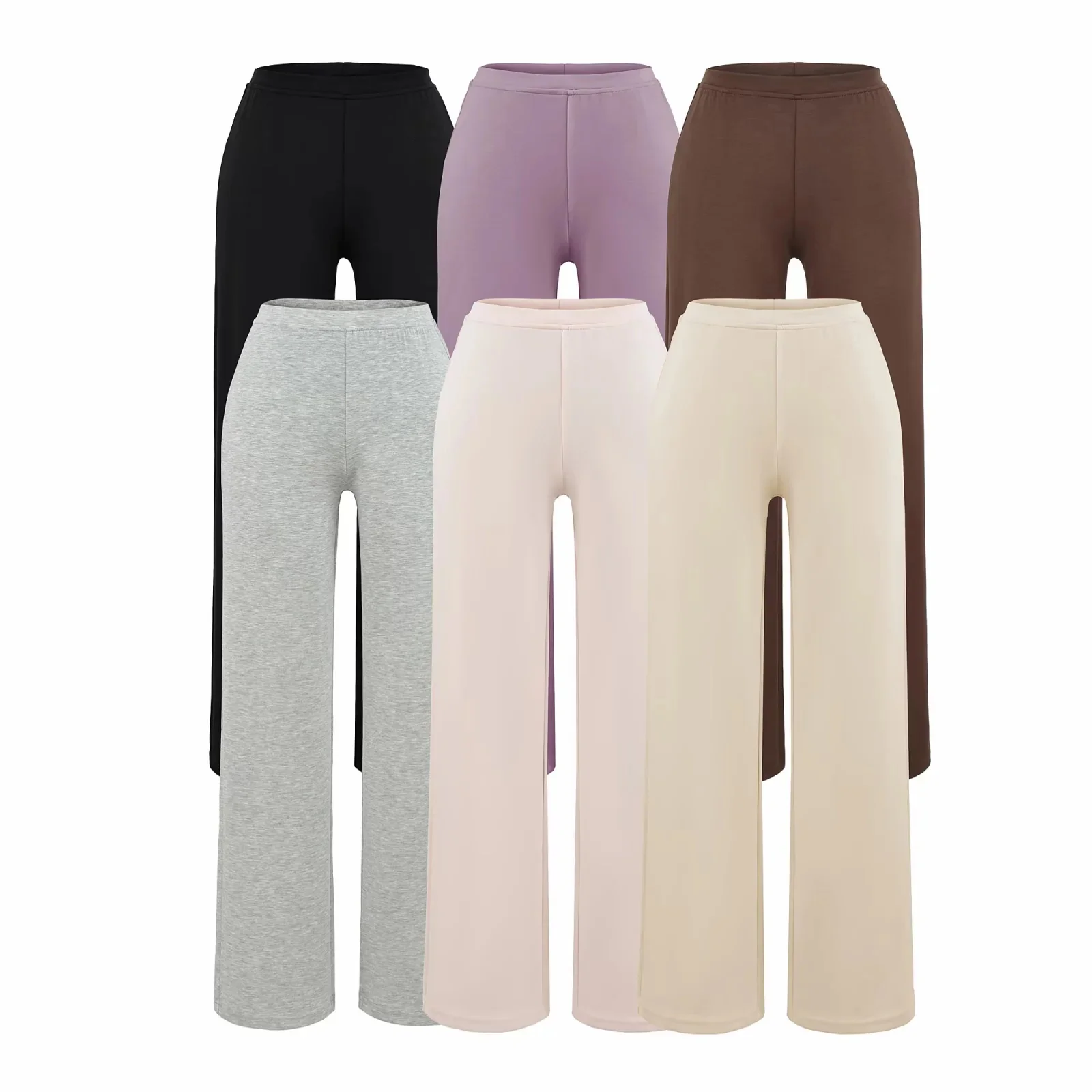Summer 2026 New Style Thin Feeling Loose Drapey Straight Leg Pants Women's Versatile Pure Desire Casual Wide Leg Pants Long P...