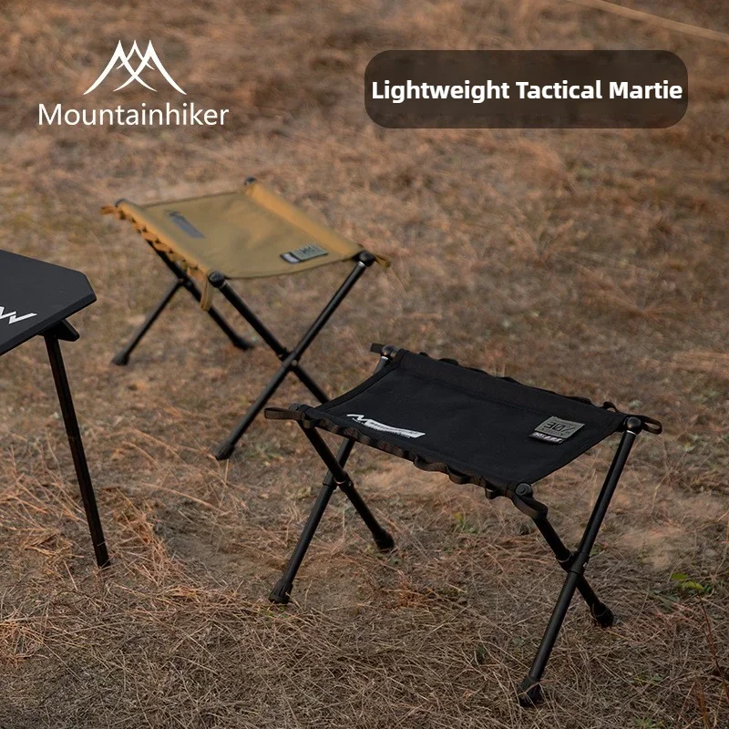 

MOUNTAINHIKER Outdoor Tactical Little Mazza Ultra Light Folding Storage Aluminum Alloy Portable Folding Stool Mazza