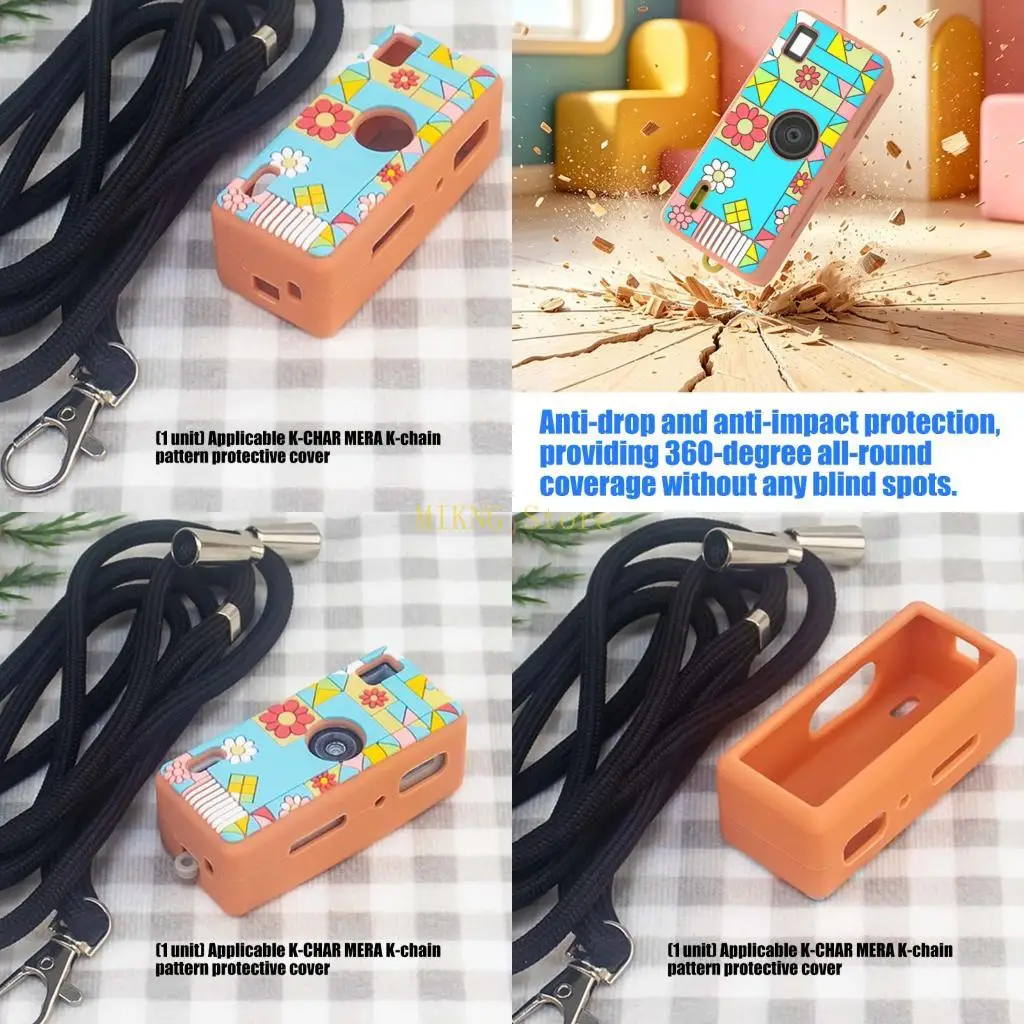 Protective Camera Cover for Keychain Digital Cameras Case with Cutout Design Best Sale