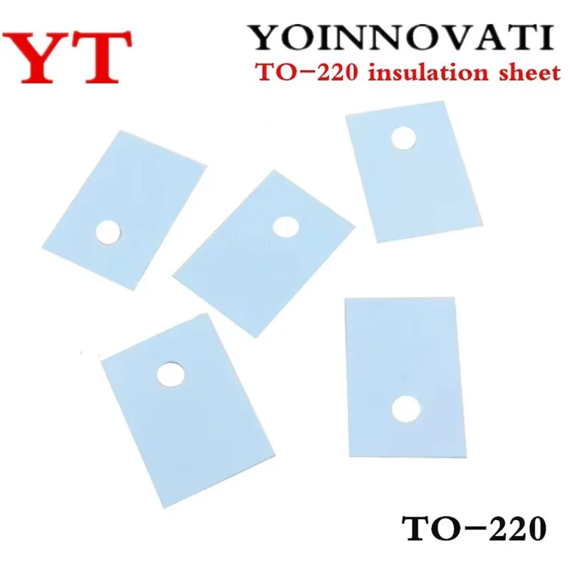 100PCS TO-220 Insulation Pads Heatsink