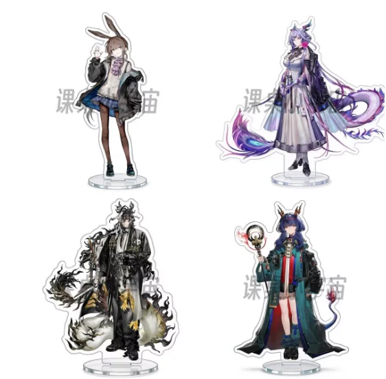 Japanese Anime Arknights Wang Amiya Acrylic Stand Figure Model Plate Cosplay Collection Desktop Decor Gifts XYZ