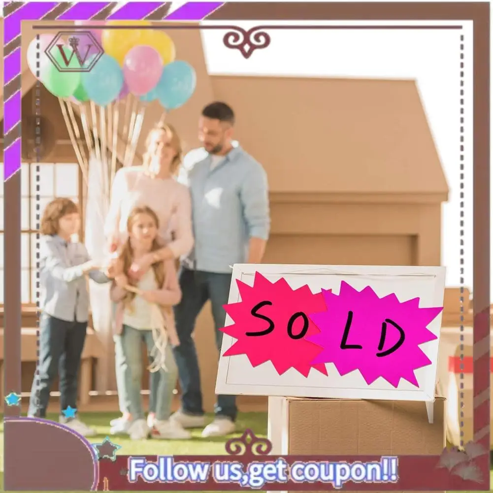 ABBG-500 Pezzi Burst Signs Cartelli per negozi Etichette per vendita al dettaglio a forma di stella vuota Cartelli in carta Burst per feste in negozio al dettaglio, 10 stili