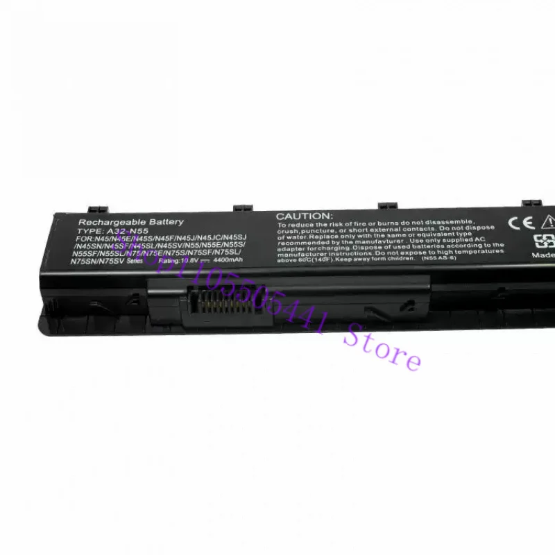 Applicable to for ASUS A32-N55, N55S, N55SF, N55SL, N45SL, N75S, N75SL laptop battery
