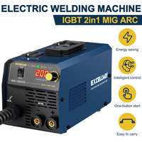 Excellway MIG MIG 120ECO GASLESS MIG WELIDNG MACHINE WITH MMA  for Welding Clamps Welder Tools