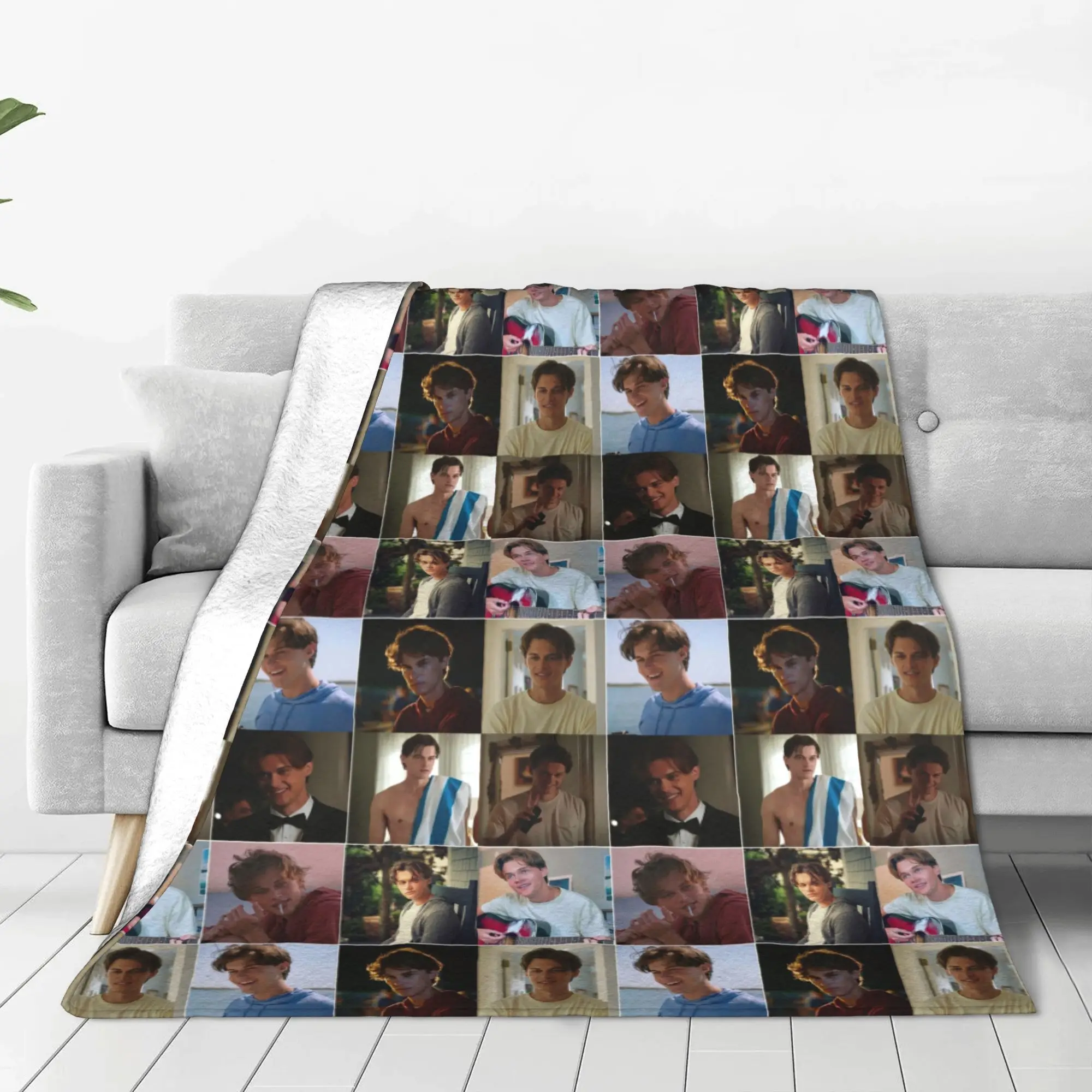 Conrad Fisher Collage Blankets Lightweight Fleece Sofa Throw Blanket for Couch Bedding Travel Throws Bedspread Quilt