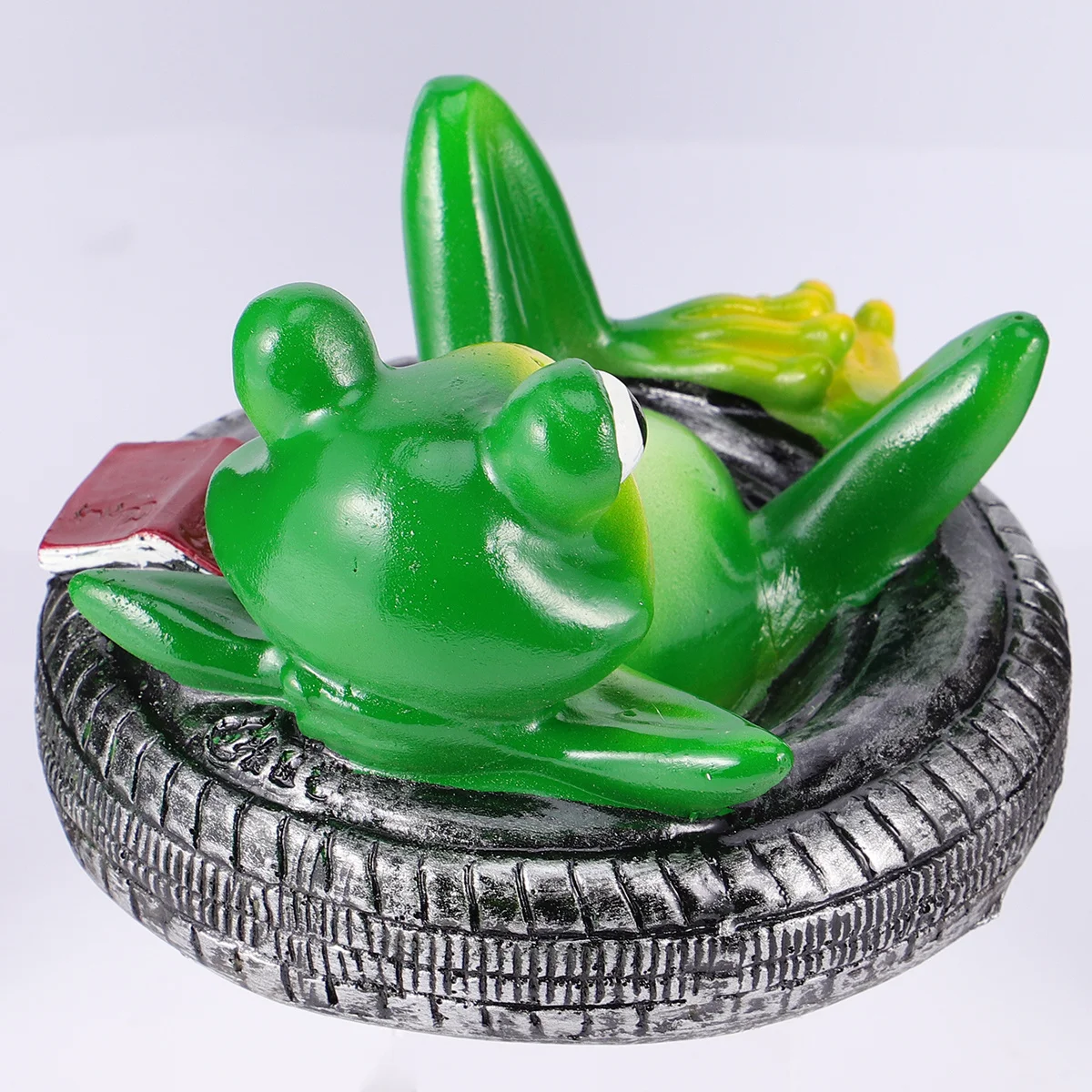 

Beautiful Frog Handmade Animal Desktop Decoration Exquisite Art Ornament Perfect Home Decor Garden Table Adornment for Office