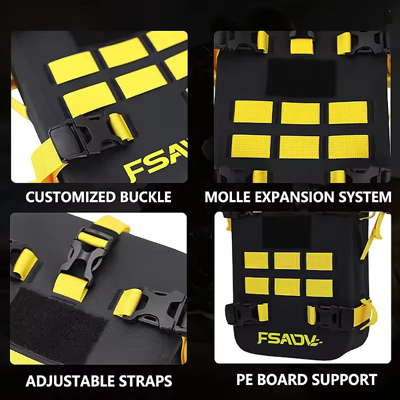 For Honda XL750 Transalp XL 750Transalp 8L Motorcycle Bumper Bag Waterproof Frame Crash Bars Bag With Inner Support Board
