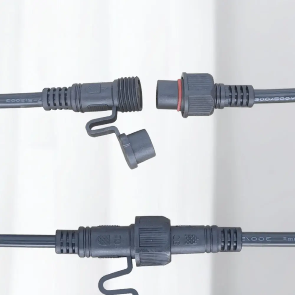 Waterproof Male Female Plug For Shangjiang Outdoor LED Power Cable Quick Connecting Adapter Industrial Electric Equipment Joint