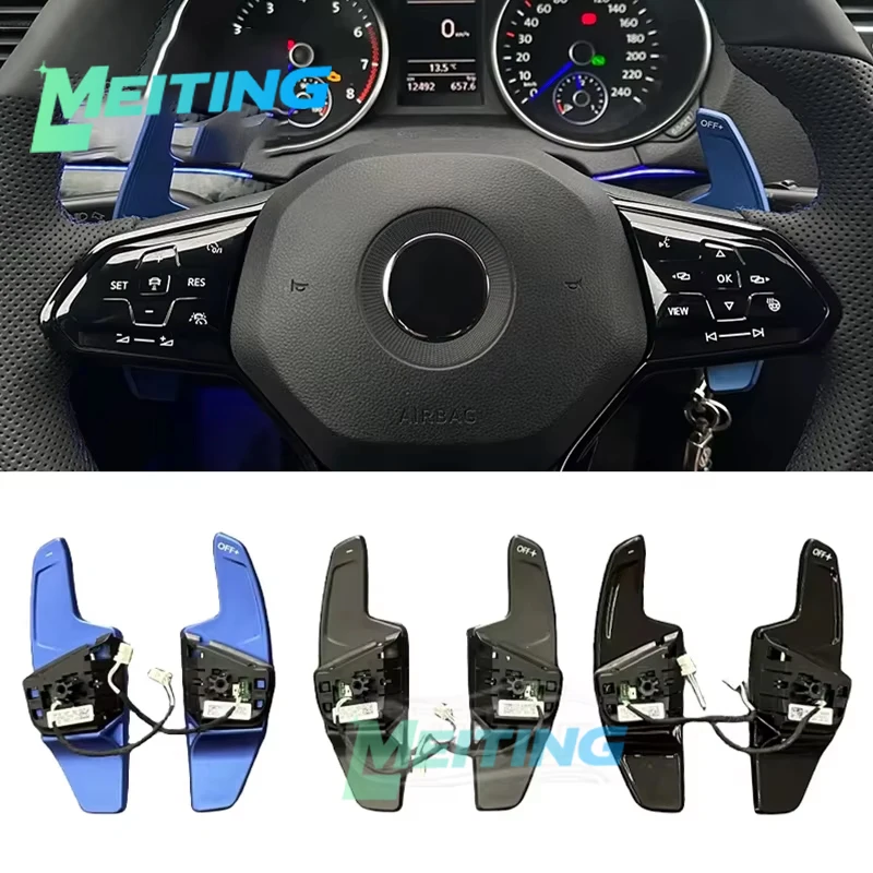 Suitable for Volkswagen Golf 8 Arteon Touareg MK2 Touareg TRC TAI Passat Variant B8 LCD Shift Paddles Extended Style