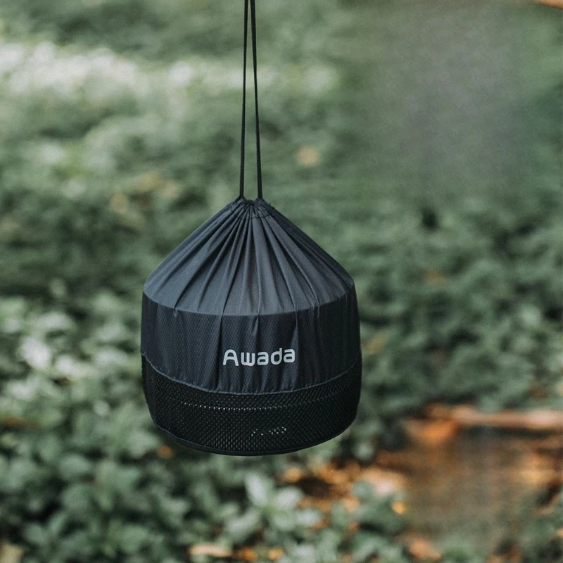 

Non-stick coated frying pan cover pan portable camping kitchenware camping tableware