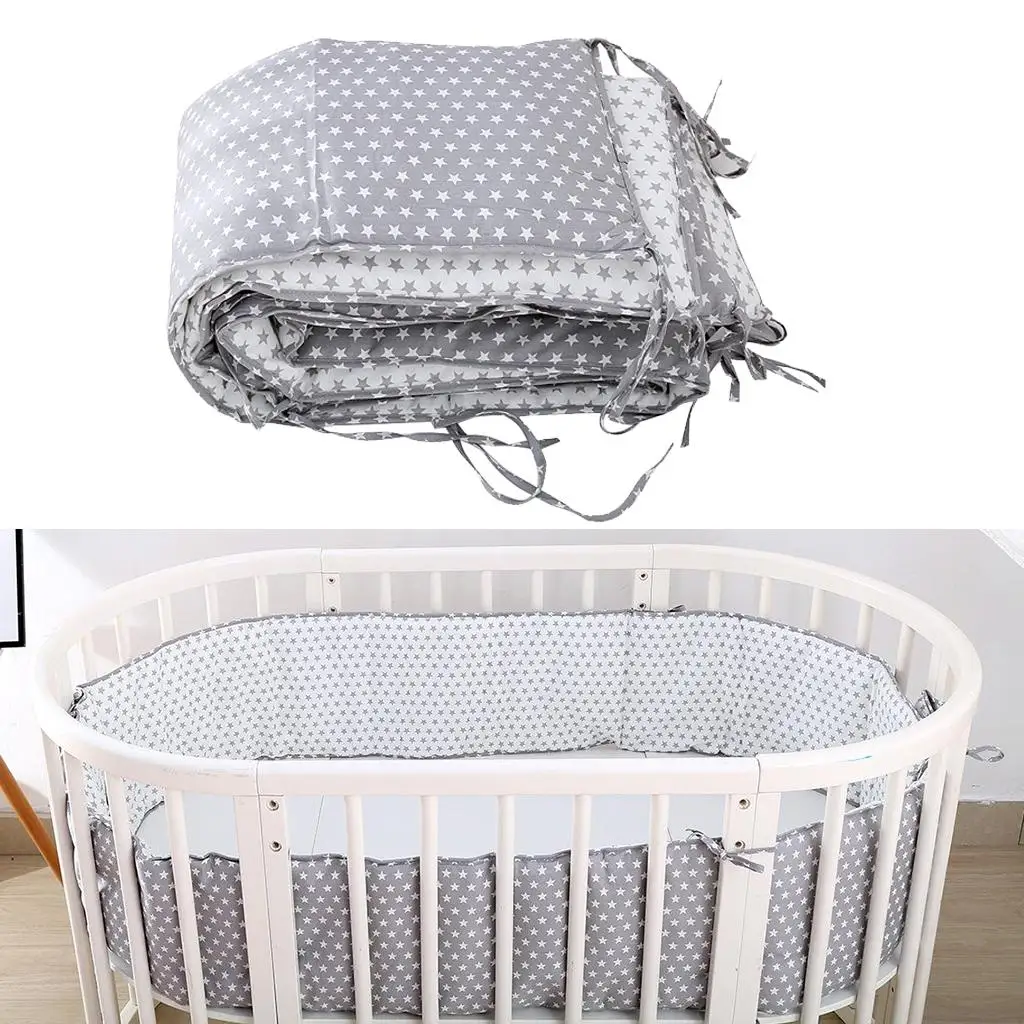 

Baby Bed All-round Pure Cotton Padded Baby Crib Rail Cover Protector