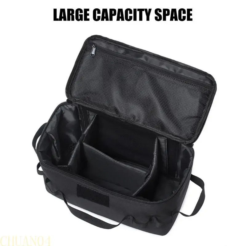 

A1A2 Outdoor Cooking Utensils Storage Bag Large Capacity Camping Cookware Bag Portable Picnics Tableware Carrying Storage Bag