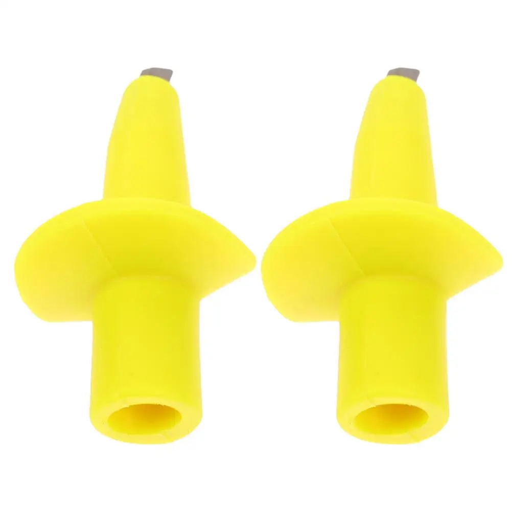 

2Pcs Heavy Duty Trekking Pole Tips Yellow Steel Cane Tips for Hiking Mountaineering Snowshoeing Walking Carbon Fiber Camping