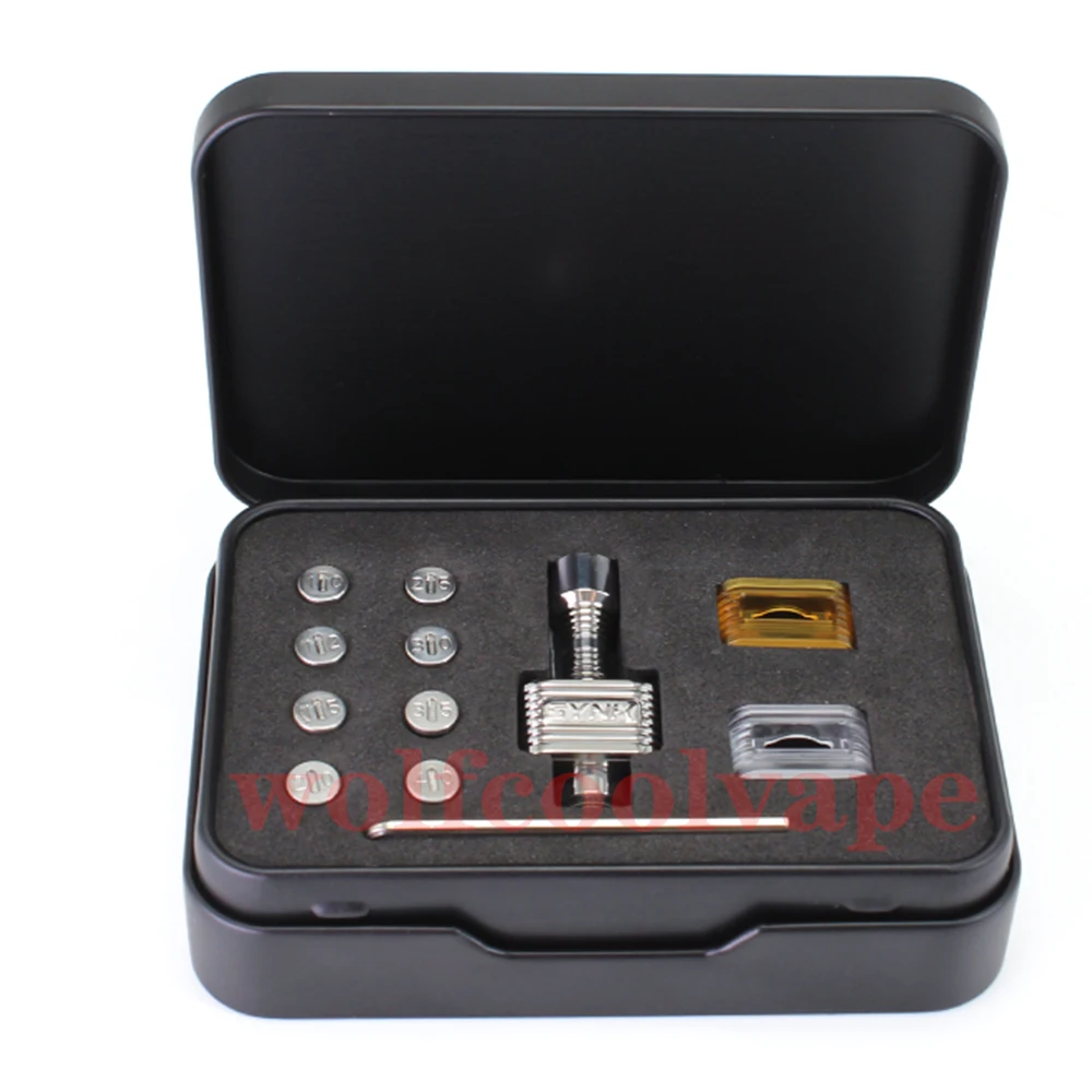 Wolfcoolvape Lynk Synk Style RBA-brug voor Billet / Boro Mod 316SS 9 x luchtpin 1.0/1.2/1.5/2.0/2.5/3.0/3.5/4.0/4.5mm