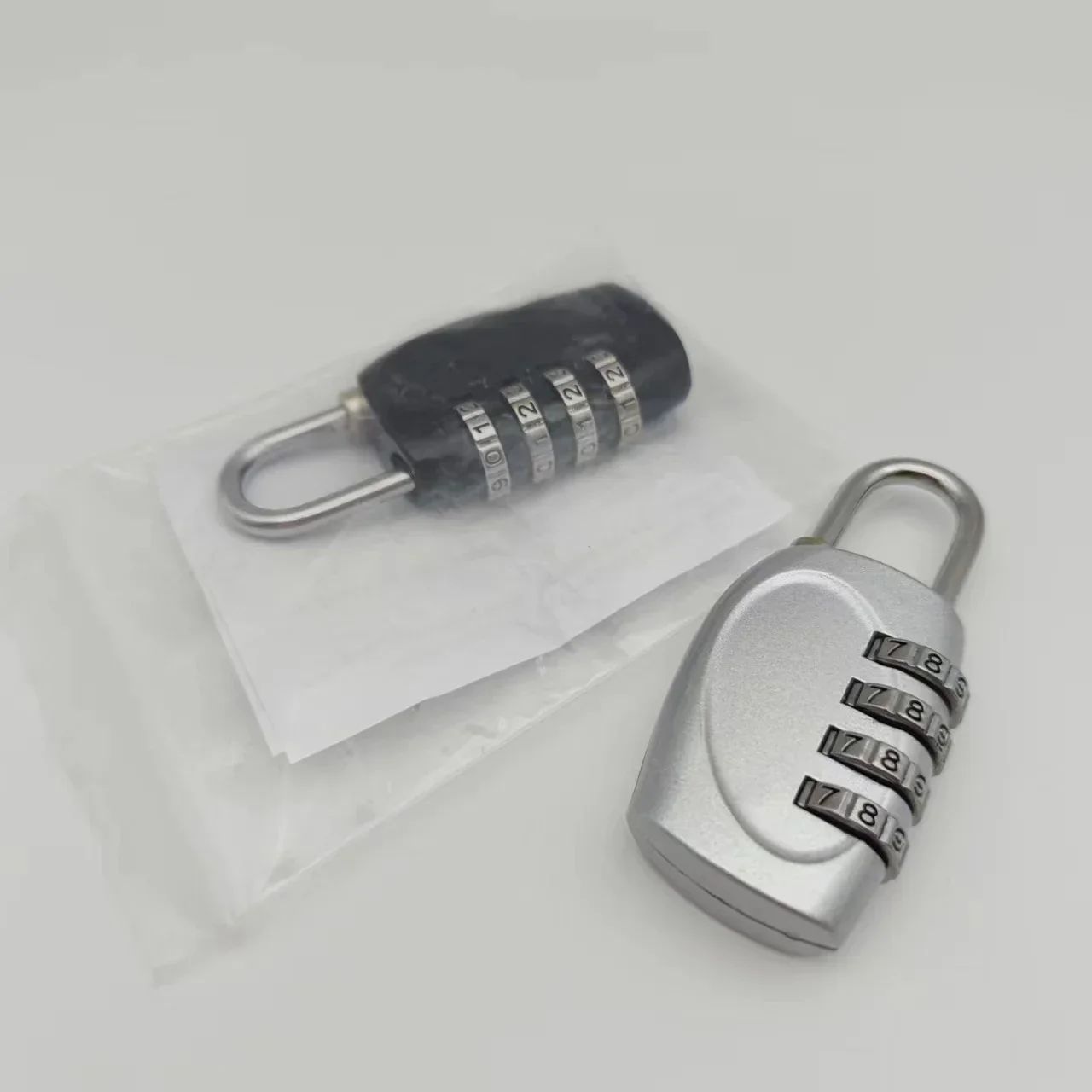 4 Digit Password Lock Zinc Alloy Password Padlock for Door Gym Drawer Trunk Cabinet Gift Code Resettable 1PCS