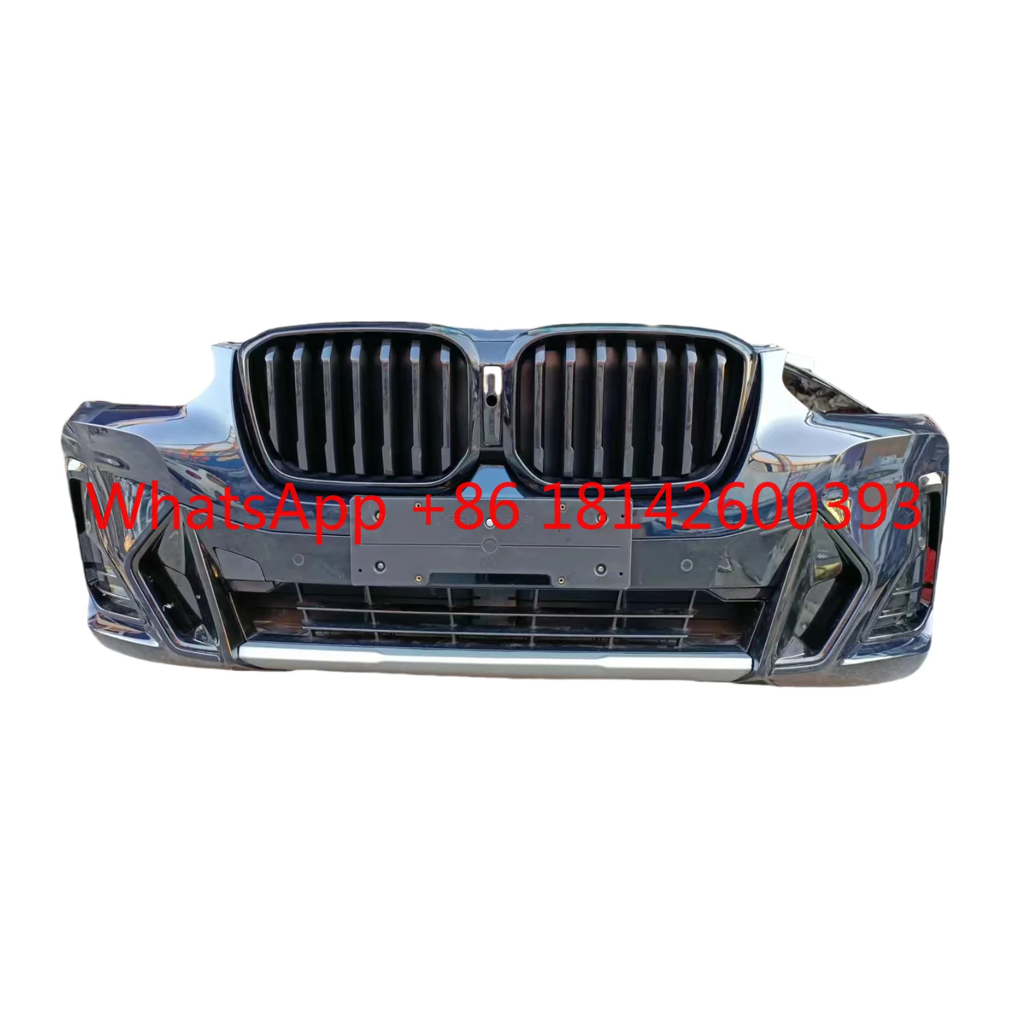 For 22-24   X4 G02 Front Bumper Grille Radiator Fan Headlight Intake Hood Assembly