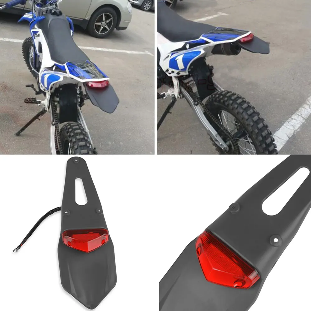 For GASGAS EC4T EC 4T EC4 T XC250 XC 250 XC300 XC 300 2010 2011 2012 2013-2018 Dirt Bike Rear Fender LED Stop Rear Tail Light