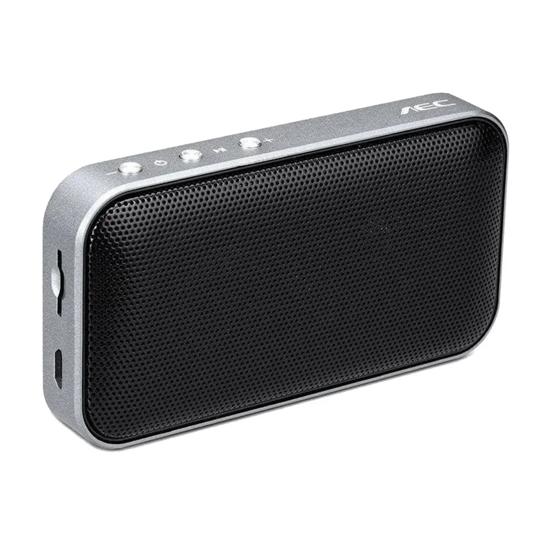 Portable Wireless Speaker Outdoor Mini Pocket Audio Ultra-Thin Bluetooth Speaker Loudspeaker Support TF Card -Black