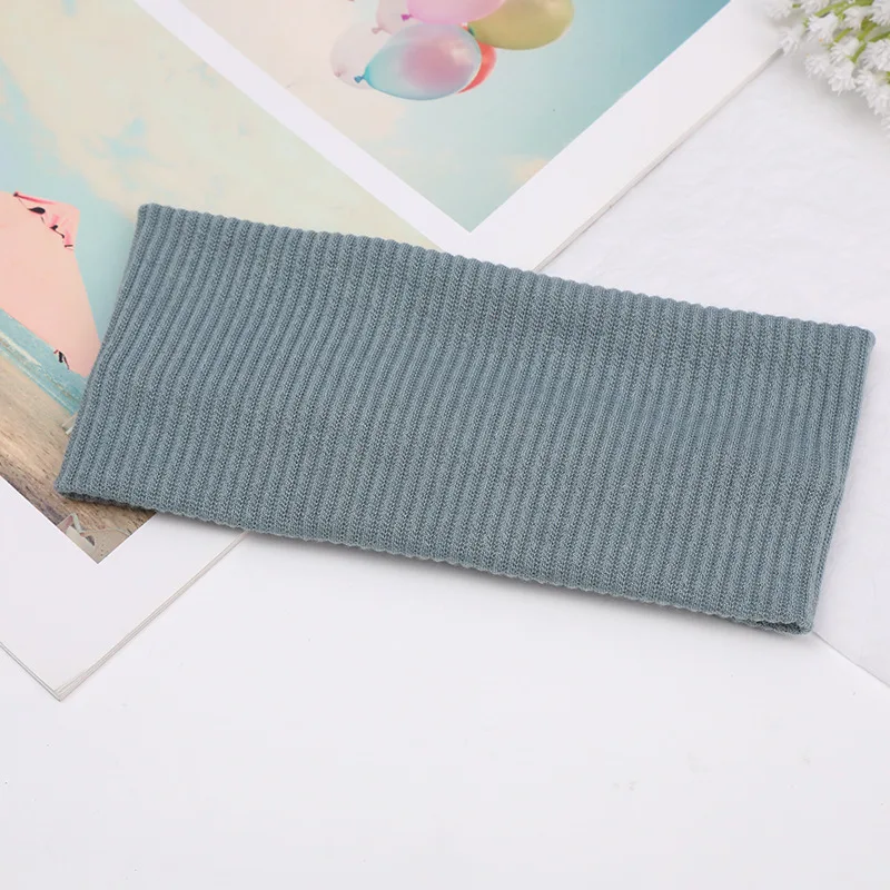 Sport Radfahren Gesicht Waschen Haarbänder Weiche Koreanische Baumwolle Gestrickte Stirnband Für Frauen Mädchen Bandanas Mode Haar Zubehör – Detail 8