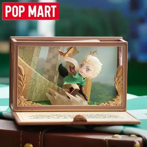 POP MART Harry Potter Hogwarts Biografiska Serien Blind Box Söt Anime Actionfigur Gissa Väska Originalleksaker Dockprydnad Gåva 8 best sales Harry Potter speldosor - №1