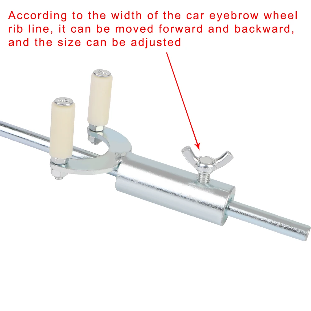 0-20cm Adjustable Portable and Durable Automotive Sheet Metal Repair Tool Paint Marking Tool Car Wheel Eyebrow Parallel Scriber