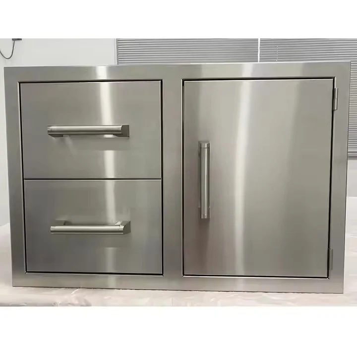 

Reliable Quality 2 Module Drawer Commercial Grilled Outdoor Kitchen Cabinet Drawer and Door