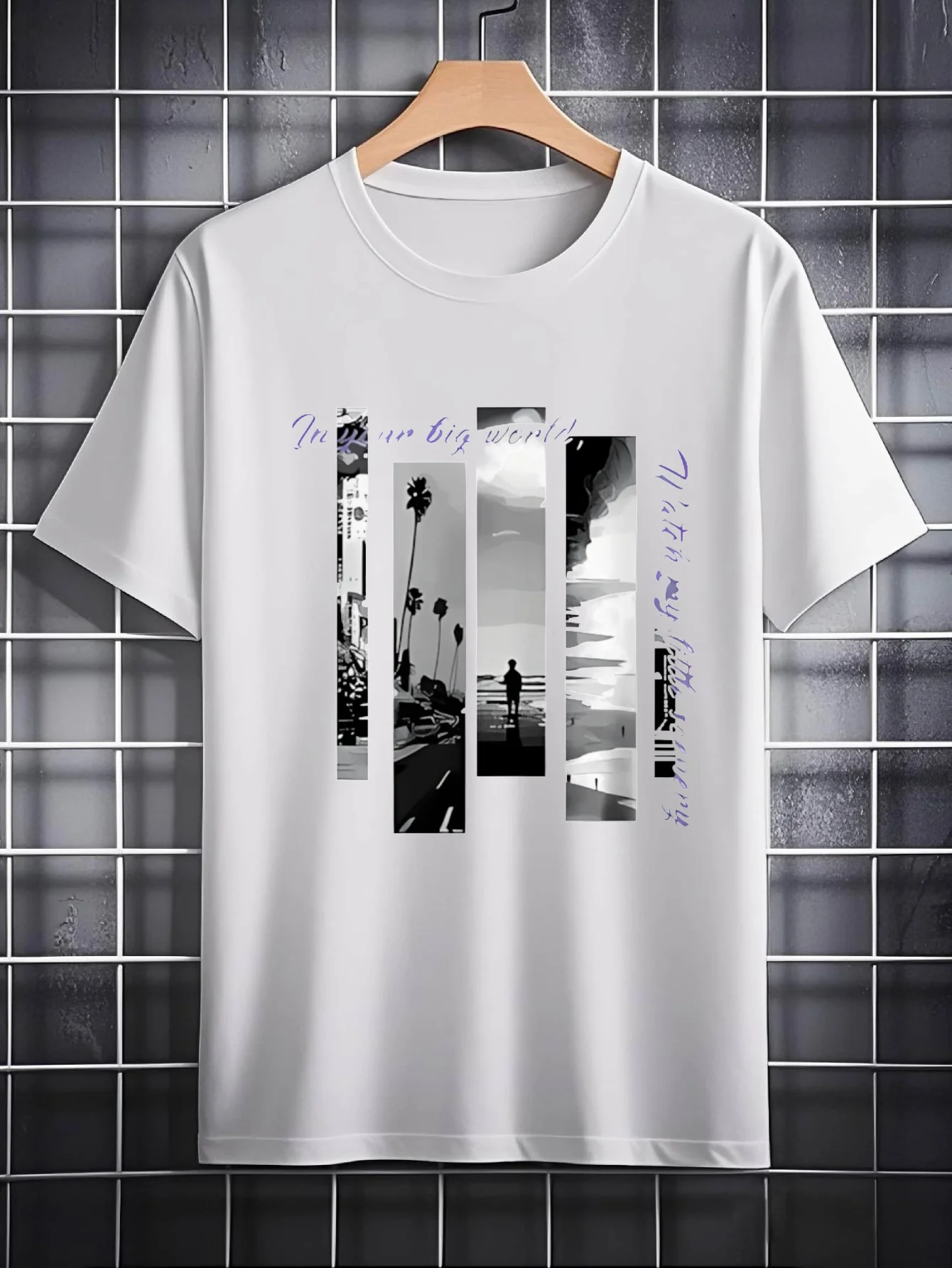 

Летняя футболка Palm Trees Sunset Beach Scene, повседневная футболка, свободная, удобная для ношения, повседневная летняя уличная одежда