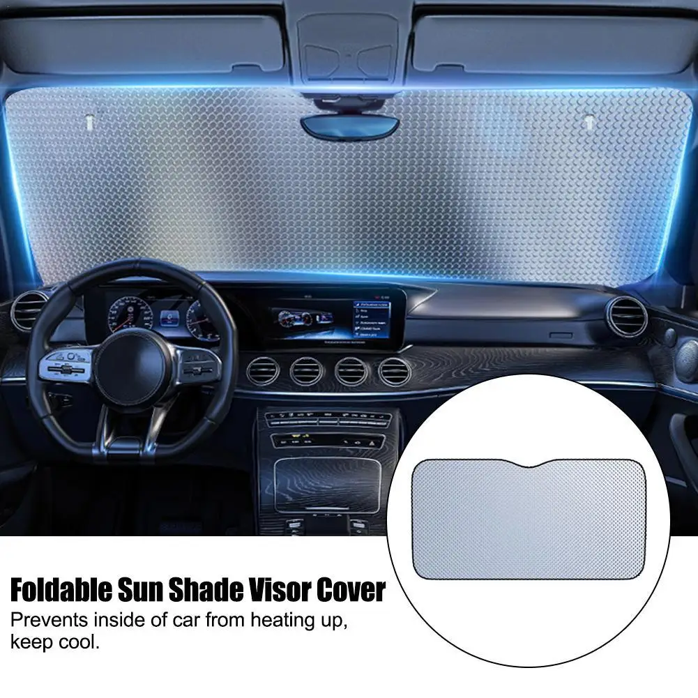 130x60cm 140x70cm Foldable Sun Shade Visor Cover Breathable Anti UV Protector Screen Windshield Sun Protection SunShade Umbrella