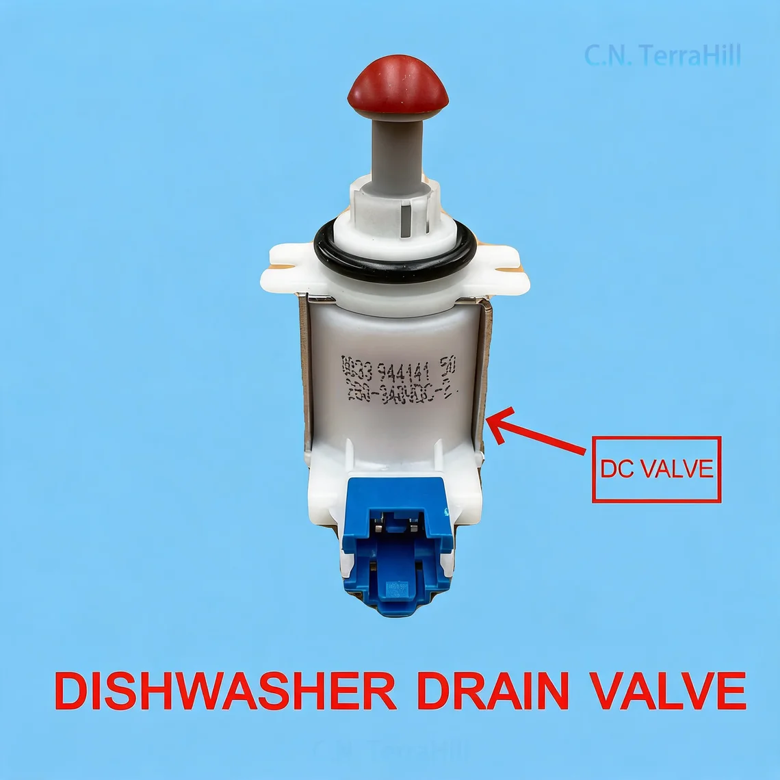 Dishwasher Drain Valve Assembly Compatible with Siemens Bosch 11033896 BMS622V5