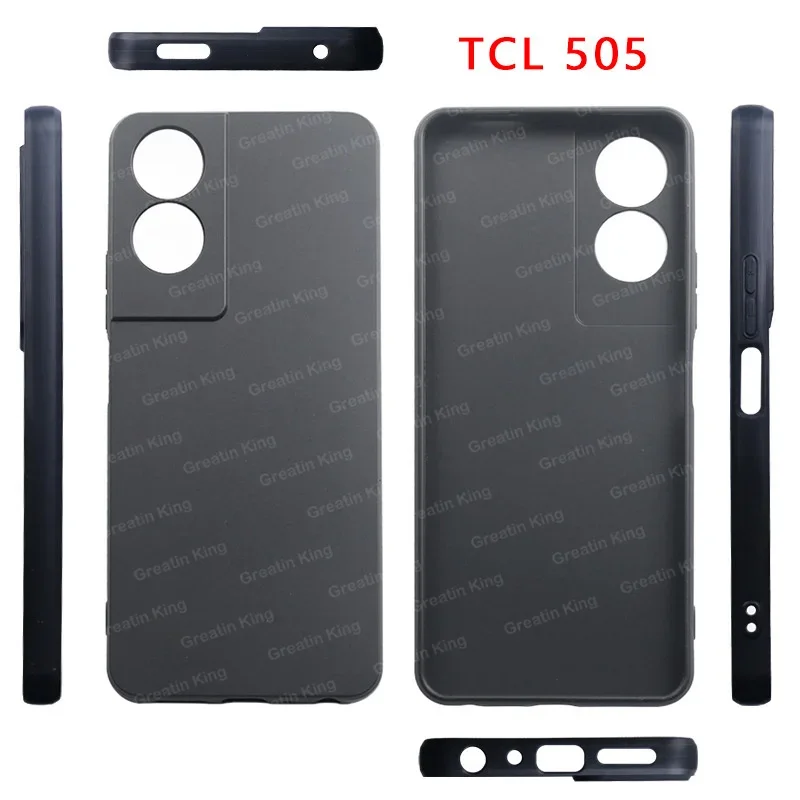 TCL 505 (T509K)(T5094) 502 Case Phone Cover Shell Soft Silicone Protective Casing