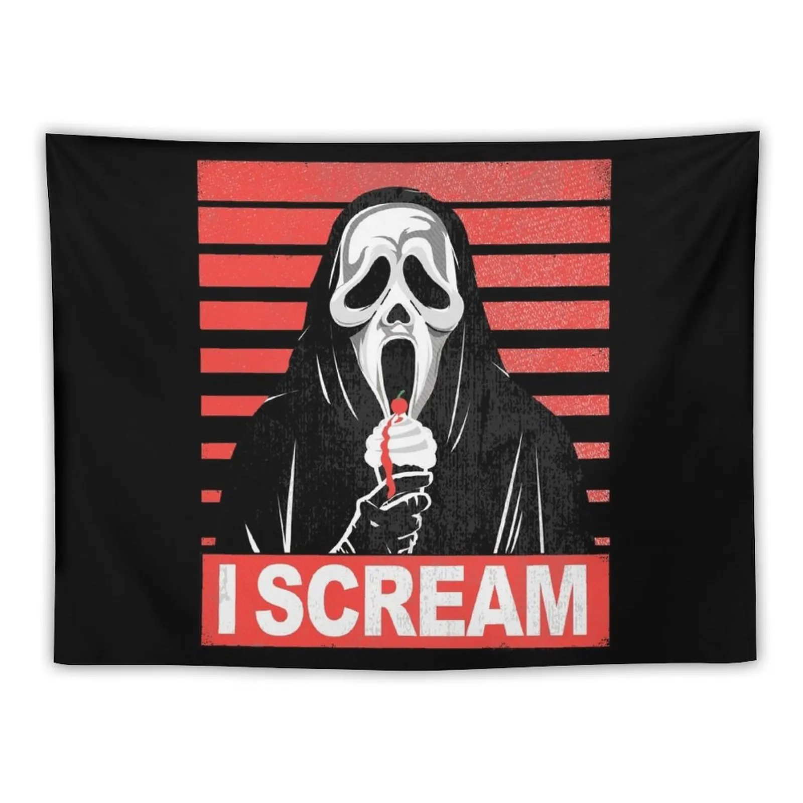 

I Scream... Tapestry Carpet Wall Wall Decorations Room Decor For Girls Tapestry