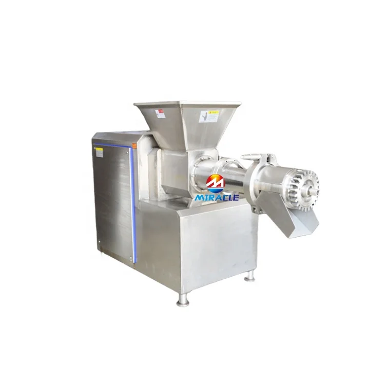 Chicken neck meat and bone separator machine poultry meat processing machine