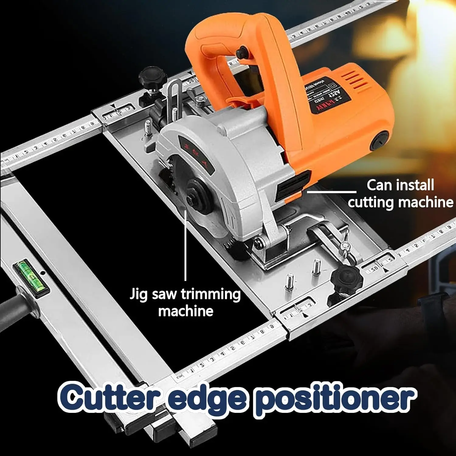 Edge Guide Positioning Cutting Board Tool Stainless Steel Circular Saw Edge Guide Cutting Tool Stainless Steel Cutting Machine