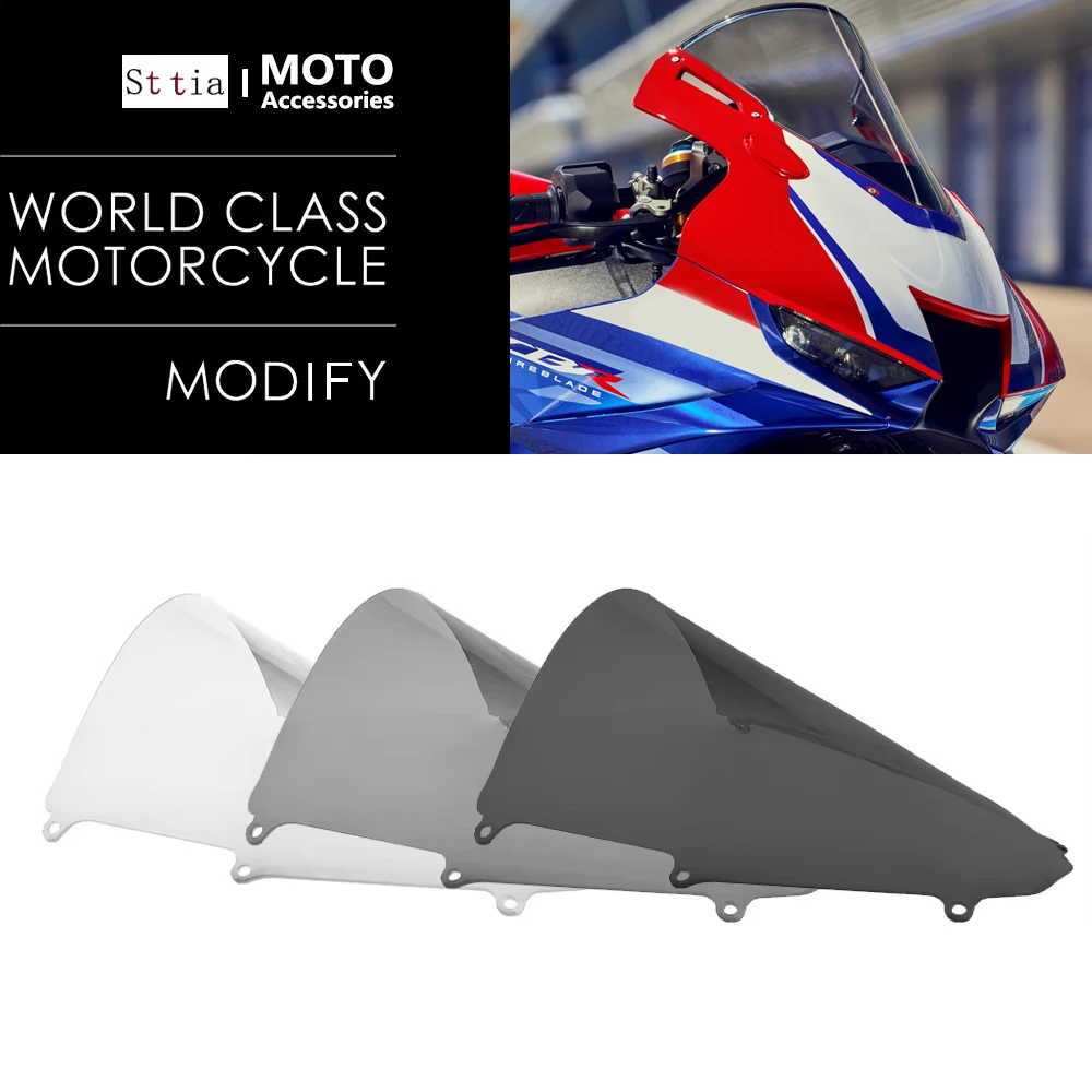 

For Honda CBR1000RR-R Fireblade SP 2020-2026 R-Racing Motorcycle Windscreen Windshield Fairing CBR 1000RR-R Front Wind Screen