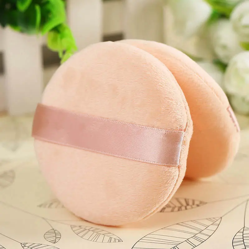 10 Stuks Professionele Ronde Vorm Gezichtsgezicht Body Powder Puff Draagbare Zachte Cosmetische Puff Make-Up Foundation Spons Veel