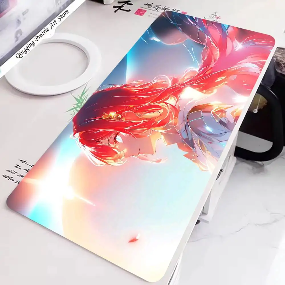 Yona Anime Akatsuki No Yona Mousepad Non-slip Suitable For Office Computers Laptops E-sports Game Desk Mats XXL Keyboard