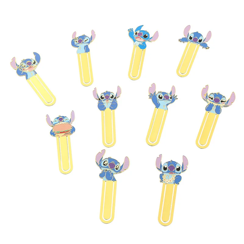 22 pcs/lot Kawaii Disney Stitch Bookmark Cute Book Mark For Books School Office Supplies Stationery