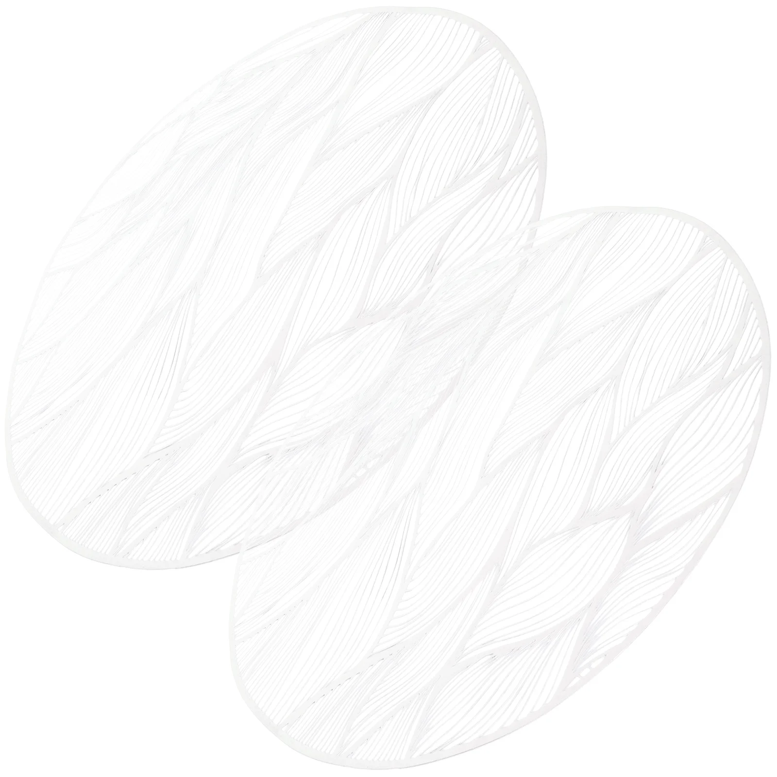 

2Pcs PVC Cup Mat Non Slip Coaster Set Heat Resistant Insulated Mug Pad Wear Resistant Decorative Coasters for Indoor Outdoor